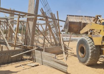 جانب من حملة الإزالة