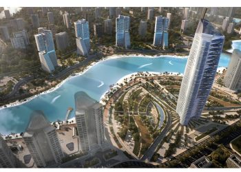 وزير الإسكان يجتمع بمسئولى المكتب الاستشارى الأمريكى العالمى مصمم أبراج العلمين الجديدة