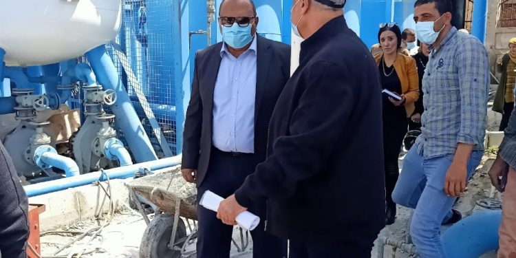 جانب من أعمال التشغيل التجريبي لمحطة المحسمة