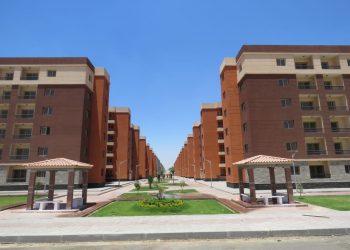 جانب من الشقق التى نفذها جهاز العبور