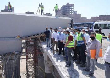 جانب من جولة وزير النقل