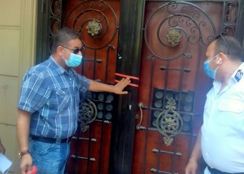 جانب من حملة ازالة المخالفات