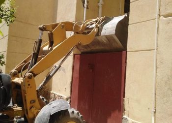 جانب من حملة الإزالة