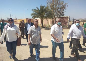 رئيس جهاز بني سويف الجديدة ووكيل وزارة الشباب والرياضة يتفقدان أعمال تطوير مركز شباب المدينة