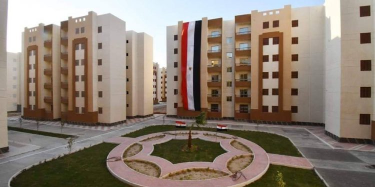 جانب من شقق سكن مصر بعد تنسيق الموقع