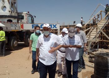 لمتابعة سير التنفيذ.. مسئولو “الإسكان” يتفقدون سير العمل بمشروع محطة المياه بمدينة بدر