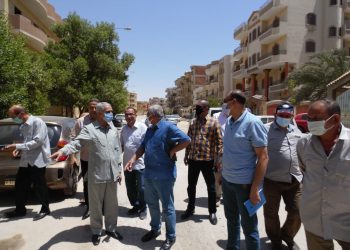 جولة رئيس جهاز بني سويف الجديدة بالمدينة