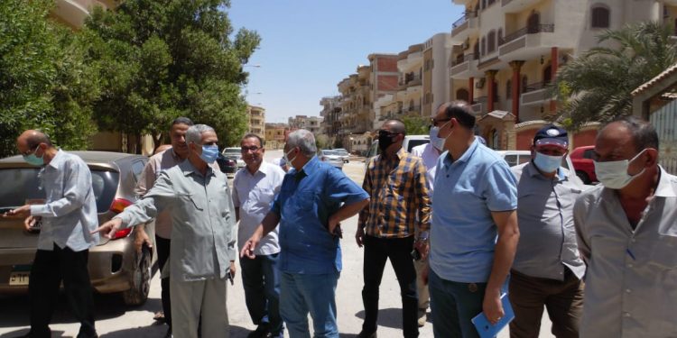 جولة رئيس جهاز بني سويف الجديدة بالمدينة