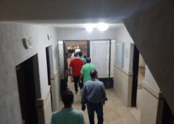 جانب من حملة الضبطية لشقق الإسكان الاجتماعى