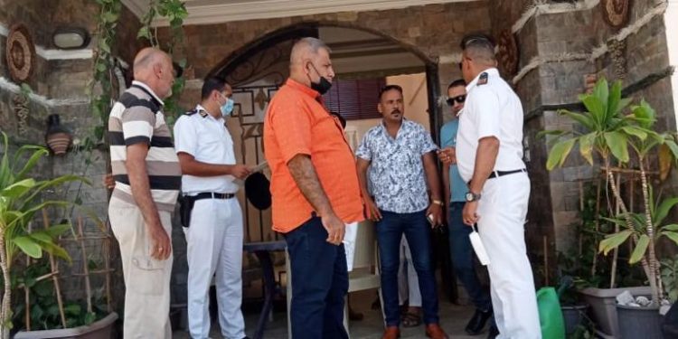 حملة إزالة المخالفات ببدر