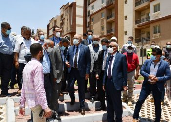 زيارة وزير الإسكان لمشروع سكن لكل المصريين بحدائق العاصمة
