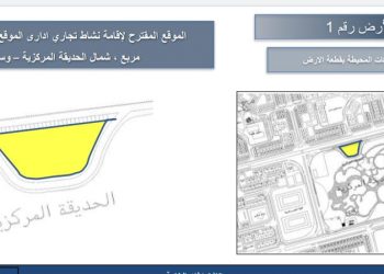 موقع قطعة الأرض المقرر طرحها بدمياط الجديدة
