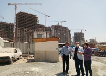 جانب من جولة مسئولى الإسكان فى مثلث ماسبيرو