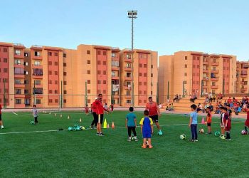 أحد الملاعب بأكتوبر الجديدة