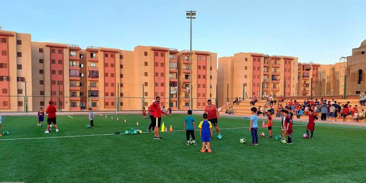 أحد الملاعب بأكتوبر الجديدة