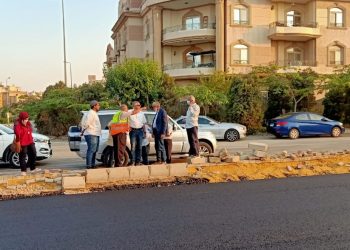 جانب من زيارة مسئولى الإسكان للقاهرة الجديدة