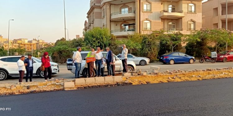 جانب من زيارة مسئولى الإسكان للقاهرة الجديدة