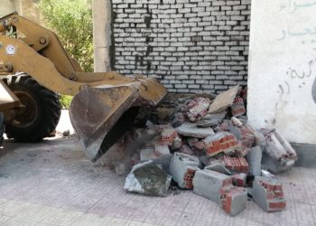 جانب من حملة ازالة المخالفات