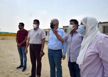 جانب من زيارة رئيس المقاولن العرب للمحطة المركزية بالعاصمة