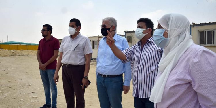 جانب من زيارة رئيس المقاولن العرب للمحطة المركزية بالعاصمة