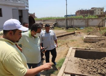 زيارة رئيس مياه الغربية لبعض المحطات