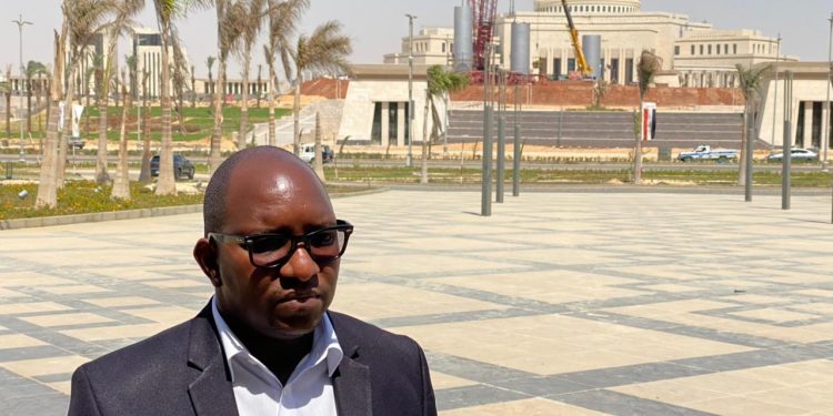 رئيس وزراء الكونغو خلال زيارته للعاصمة الجديدة اليوم