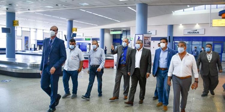 جولة تفقدية بمطاري مرسي علم والغردقة