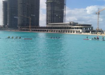 بطولة التجديف فى العلمين الجديدة