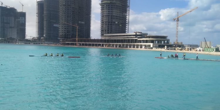 بطولة التجديف فى العلمين الجديدة