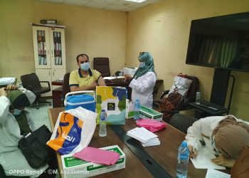 جانب من حملة التطعيمات