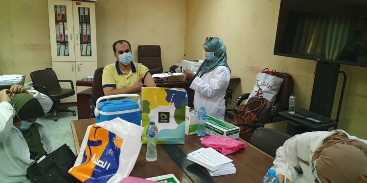 جانب من حملة التطعيمات