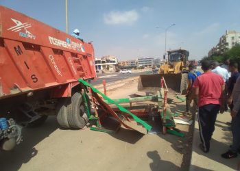 حملة مكبرة لفض الأسواق العشوائية ورفع إشغالات الباعة الجائلين بمدينة 6 أكتوبر