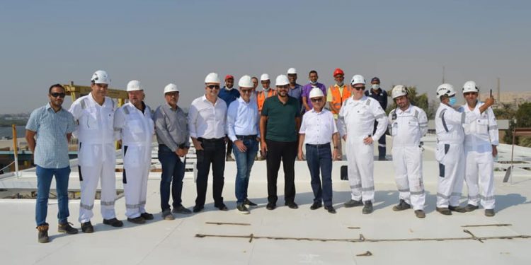 جانب من الزيارة اليوم