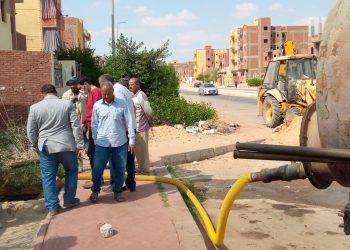 رئيس جهاز السادات يتفقد سير العمل بالمشروعات الجارية بالمدينة