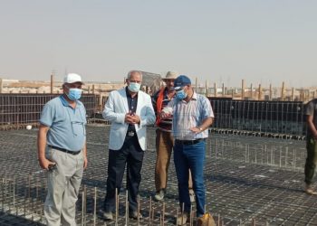 مسئولو “الإسكان” يتفقدون أعمال تنفيذ محطة رفع  مياه شرب  جديدة بمدينة بدر