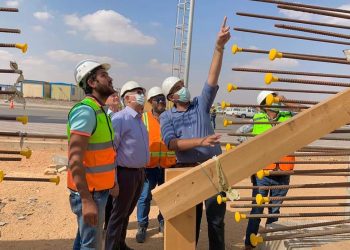 بطول 43 كم.. رئيس المقاولون العرب يزور مشروع مونوريل السادس من أكتوبر