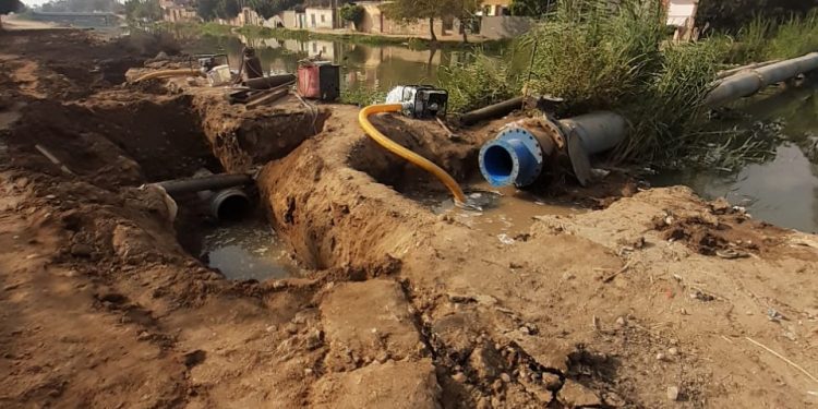 مياه القناة: إحلال وتجديد خط طرد محطة مياه فايد الكبرى