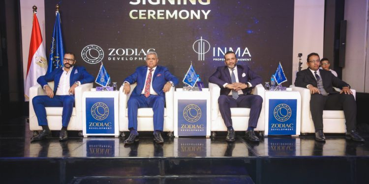 زودياك للتطوير العقارى تتعاقد مع  “INMA ” لإدارة وتشغيل مشروع «Mizar» بالعاصمة الإدارية