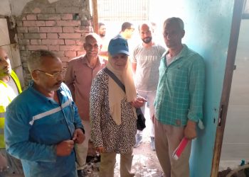 رئيس مياه بني سويف تتفقد عدد من المشروعات ضمن المبادرة الرئاسية حياة كريمة