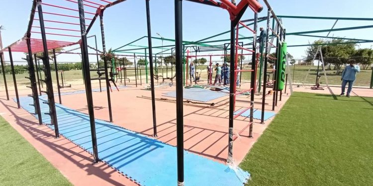 جيم مفتوح بالعبور