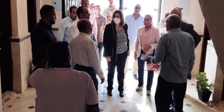 مي عبدالحميد خلال الجولة