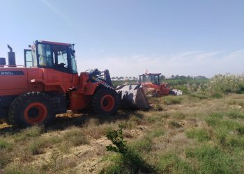 إزالة التعديات فى السادات