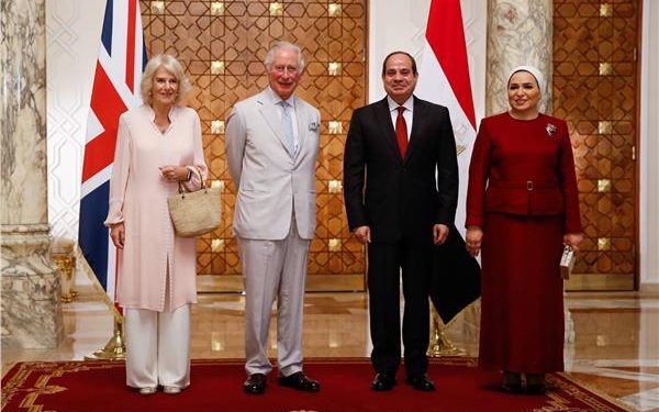 جانب من زيارة الأمير تشارلز لمصر