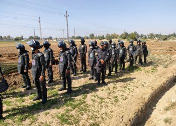 جانب من حملة إزالة التعديات