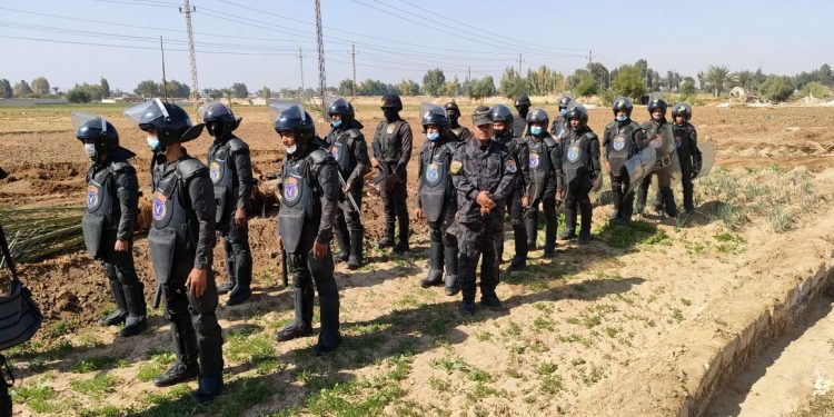 جانب من حملة إزالة التعديات