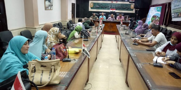 مياه المنوفية: توعية مواطني أشمون بمبادرة “حياة كريمة”