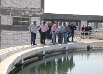 رئيس مياه المنيا يتابع عددا من المحطات بمراكز بنى مزار ومغاغة وسمالوط