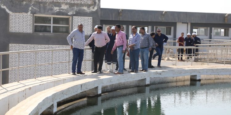 رئيس مياه المنيا يتابع عددا من المحطات بمراكز بنى مزار ومغاغة وسمالوط