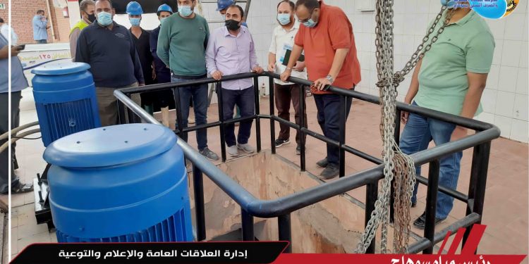 رئيس مياه سوهاج يتفقد محطات مياه الشرب والصرف الصحى بجهينة وطهطا