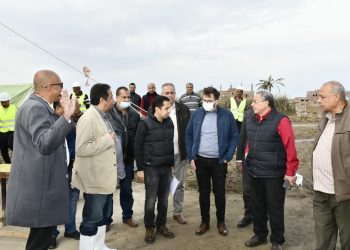 التشغيل يناير 2022.. القابضة للمياه ووفد الأمم المتحدة يتابعان مشروع معالجة الصرف الصحى بطبل في دمياط